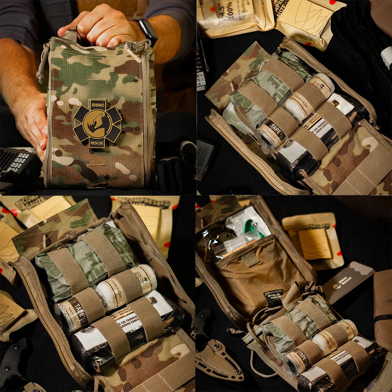 Kit de Primeiros Socorros Tático IFAK Rhino Rescue