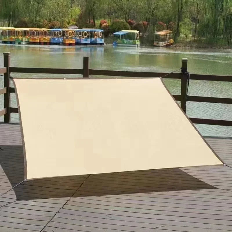 Toldo Vela Retangular para Jardim e Quintal – Proteção UV, Arejado e Resistente