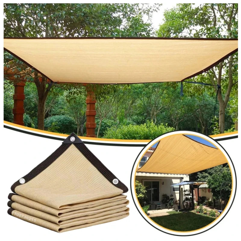 Toldo Vela Retangular para Jardim e Quintal – Proteção UV, Arejado e Resistente