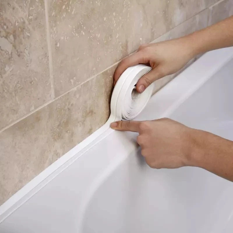 Fita de Vedação Impermeável para Pia, Banheiro e Cozinha – Autoadesiva e Flexível 3M X 2CM
