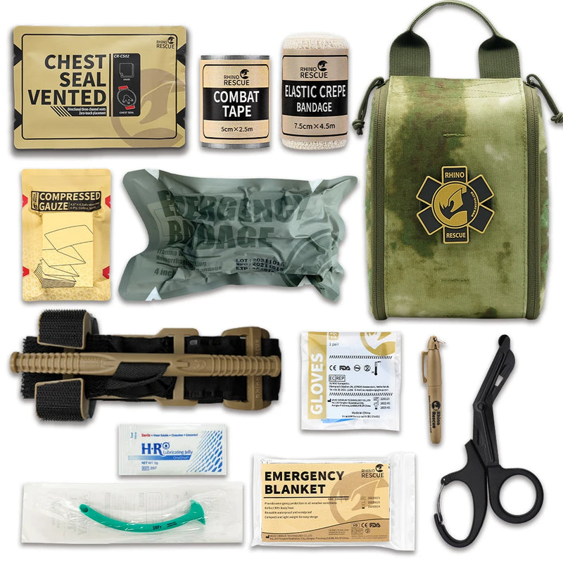 Kit de Primeiros Socorros Tático IFAK Rhino Rescue