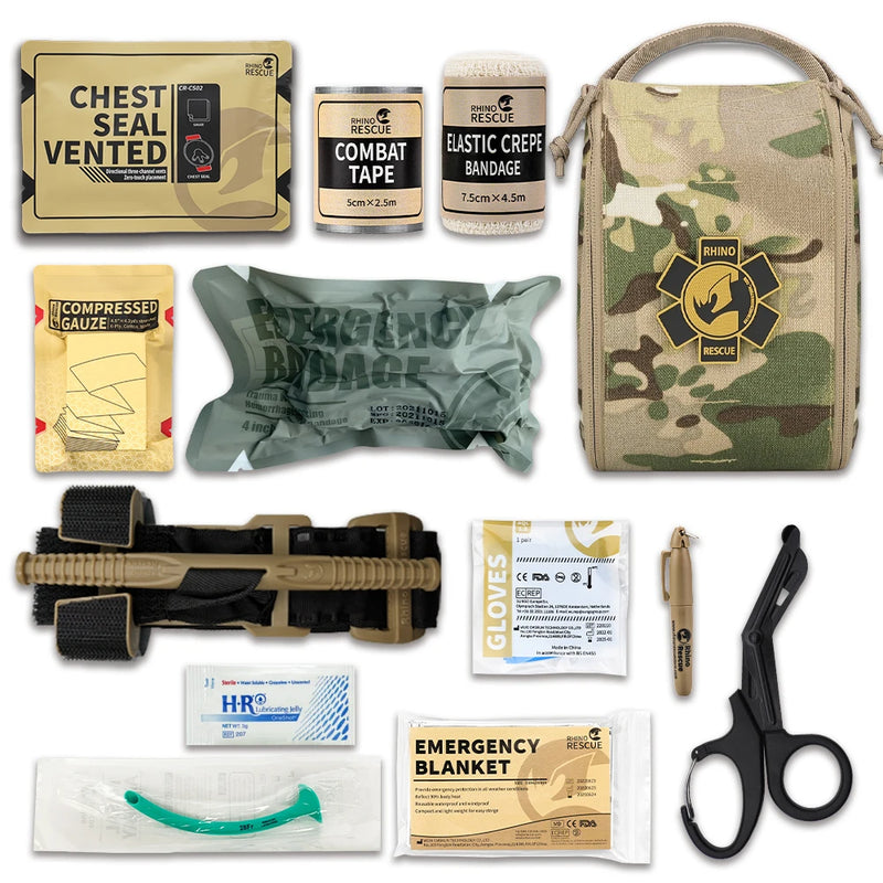 Kit de Primeiros Socorros Tático IFAK Rhino Rescue